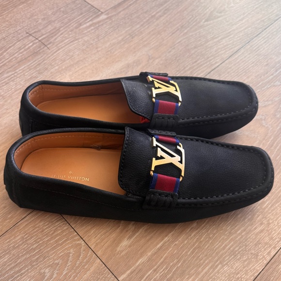 Men's LV Monte Carlo Black Suede moccasins (US 11) - Picture 4 of 5